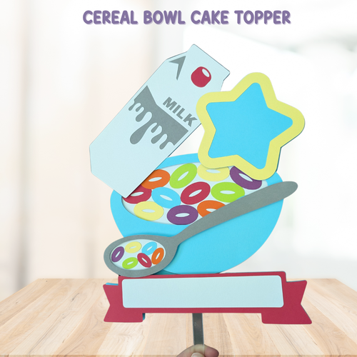 Cereal cake topper