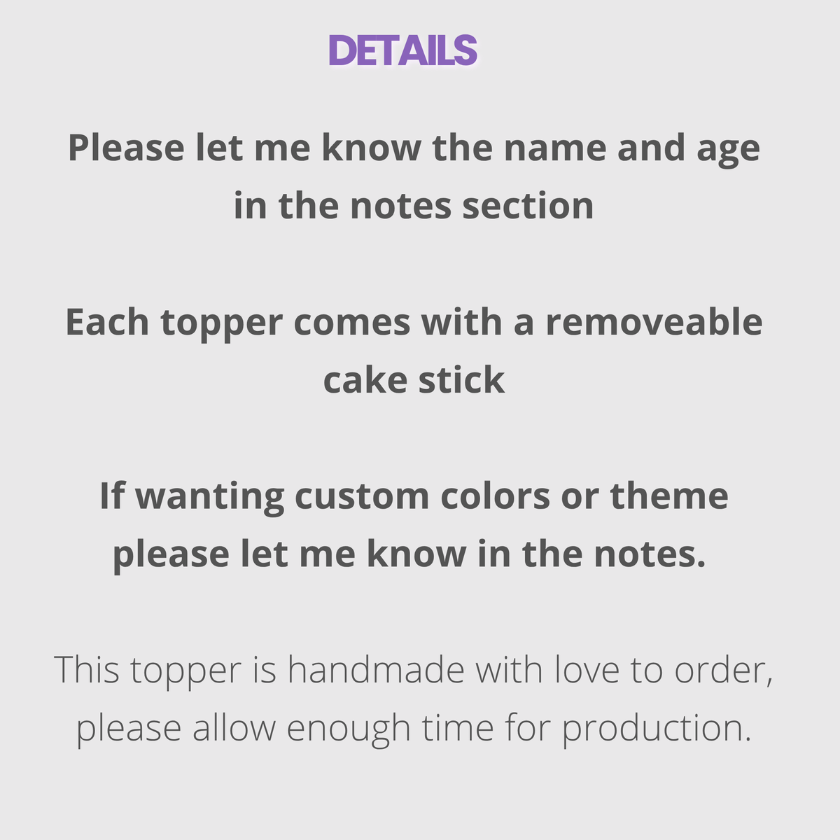 Capybara cake topper details