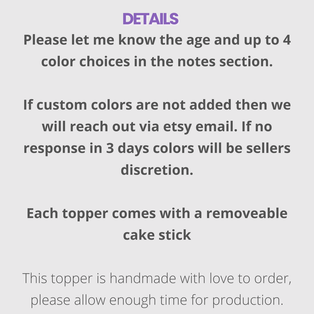Glitter princess castle cake topper details