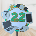 Computer science engineer cake topper