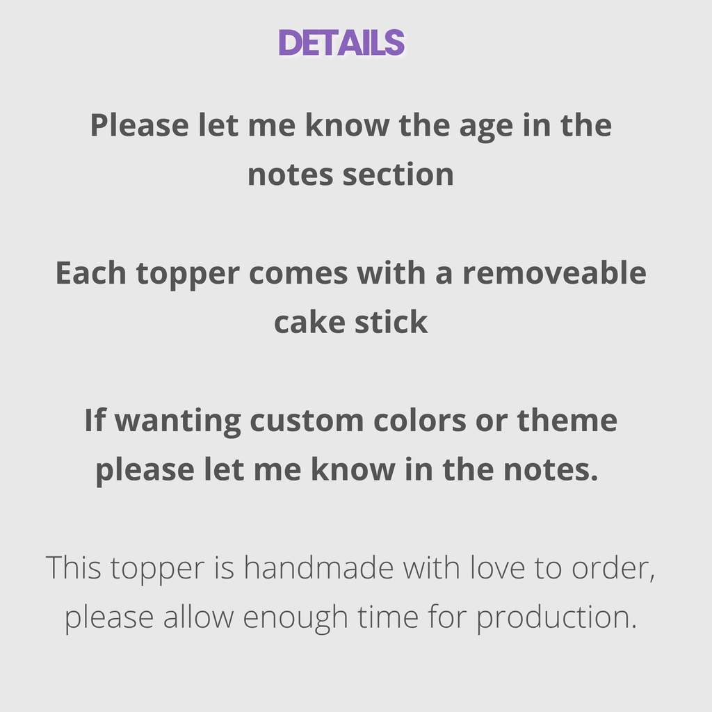 Computer science engineer cake topper details