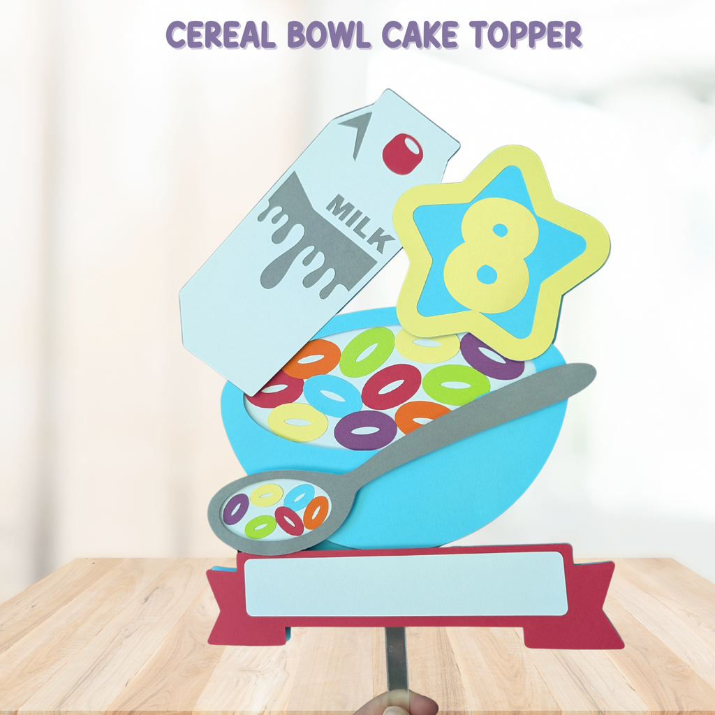 Cereal cake topper